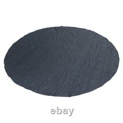 18 FT Aboveground Round Thick Swimming Pool Floor Pad Above Ground Liner Black