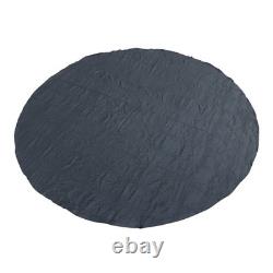 18 FT Aboveground Round Thick Swimming Pool Floor Pad Above Ground Liner Black