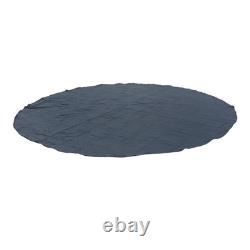 18 FT Aboveground Round Thick Swimming Pool Floor Pad Above Ground Liner Black