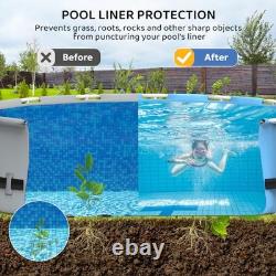 18-Foot Pool Liner Pad, Round Pool Liners for Above Ground Pools, Round 18FT
