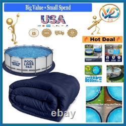 18-Foot Pool Liner Pad for Above Ground Pools Puncture Protection Durable Geo