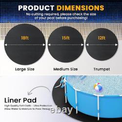 18 Foot Pool Liner, Pool Pads for above Ground Pool, Gorilla Pad for above Groun