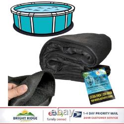 18-Foot Round Heavy Duty Pool Liner Pad for Above Ground Pools Eco-Friendly
