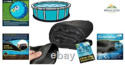 18-Foot Round Heavy Duty Pool Liner Pad for Above Ground Pools Eco-Friendly