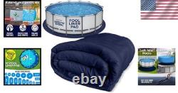 18 Foot Round Pool Liner Pad for Above Ground Pools Protection