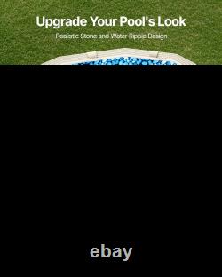 18-Foot-by-33-Foot Oval Pool Liner for Overlap Above Ground Swimming Pools, 48