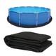 18 Ft Pool Liner Pad, Round Pool Liners for Above Ground Swimming Pools, Dura