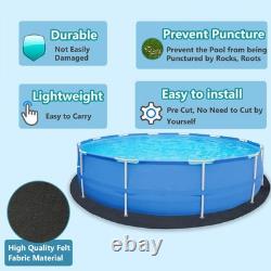 18 Ft Pool Liner Pad, Round Pool Liners for Above Ground Swimming Pools, Dura