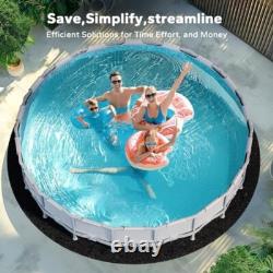 18 Ft Pool Liner Pad, Round Pool Liners for Above Ground Swimming Pools, Durable