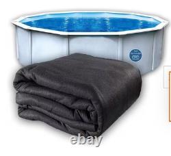 18 Ft. Round, Black Pre-Cut Swimming Pool Liner Pad