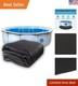 18' Round Above Ground Pool Liner Pad Strong Geotextile Material for Longevity