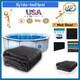 18' Round Pool Liner Pad for Above Ground Pools Black Durable Geotextile