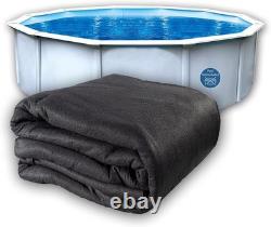18' Round Pool Liner Pad for Above Ground Pools Black Durable Geotextile