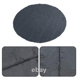 18' Round Pool Liner Pad for Above Ground Swimming Pools Black Pool Mats Durable