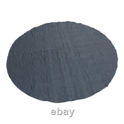 18' Round Pool Liner Pad for Above Ground Swimming Pools Black Pool Mats Durable