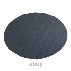 18' Round Pool Liner Pad for Above Ground Swimming Pools Black Pool Mats Durable