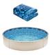 18-ft Round Above Ground Pool Liner, Overlap Pool Liners, Standard Gauge Vinyl