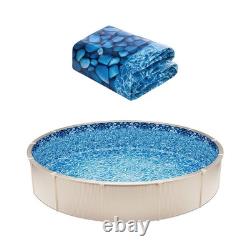 18-ft Round Above Ground Pool Liner, Overlap Pool Liners, Standard Gauge Vinyl