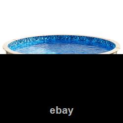 18-ft Round Above Ground Pool Liner, Unibead Pool Liners, Standard Gauge, 52inc