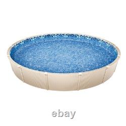 18-ft Round Above Ground Pool Liner, Unibead Pool Liners, Standard Gauge, 52inch