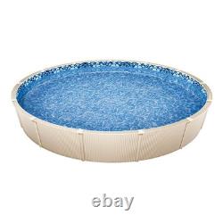 18-ft Round Above Ground Pool Liner, Unibead Pool Liners, Standard Gauge, 52inch