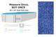 18 x 33 Oval Overlap 72 Expandable Swimming Pool Liner Choose Gauge & Pattern