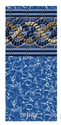 18 x 33 x 48 Oval Unibead Above Ground Swimming Pool Liner 25 Gauge