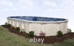 18' x 34' x 52 Oval Above Ground Pool Package 20 Year Warranty Century