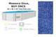 18' x 36' x 54 Oval Overlap 25 Gauge Swimming Pool Liner (Choose Pattern)