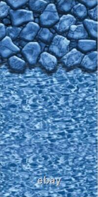 18' x 40' Oval 20 Gauge Overlap Swimming Pool Liner (Choose Pattern)