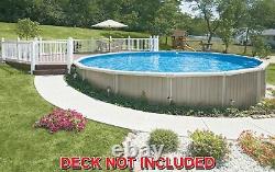 18' x 52 ALUMINUM Above Ground swimming Pool, Liner, Skimmer SEMI IN-GROUND