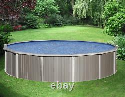 18' x 52 ALUMINUM Above Ground swimming Pool, Liner, Skimmer SEMI IN-GROUND