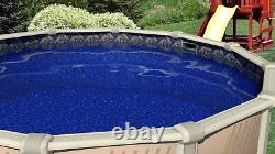18' x 52 Round Manor Beaded Swimming Pool Liner For Esther Williams 25 Gauge