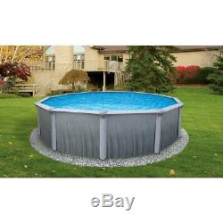 18'x52 Steel Wall Martinique Above Ground Pool & Solid Blue Liner-20yr Warranty