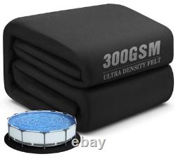 18FT Heavy Duty Pool Liner Pad Puncture Proof Underlayment for Pools