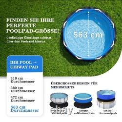 18FT Heavy Duty Pool Liner Pad Puncture Proof Underlayment for Pools