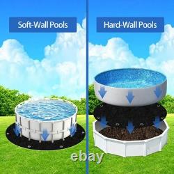 18FT Pool Liner Pad for Above Ground Pools, 360G/M² Thicker Heavy Duty Round