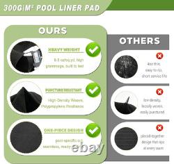 18FT Pool Liner Pad for above Ground Pool, 2026 New Pool Pad 9 Oz/Yd² Heavy-Duty