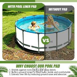 18FT Pool Liner Pad for above Ground Pool, 2026 New Pool Pad 9 Oz/Yd² Heavy-Duty