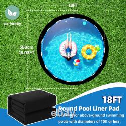 18Ft Pool Liner Pad, round Pool Pad for above Ground Pool, under Pool Mat, Swimm