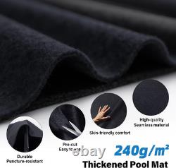 18Ft Pool Liner Pad, round Pool Pad for above Ground Pool, under Pool Mat, Swimm