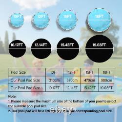 18Ft Pool Liner Pad, round Pool Pad for above Ground Pool, under Pool Mat, Swimm