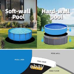 18Ft Pool Liner Pad, round Pool Pad for above Ground Pool, under Pool Mat, Swimm