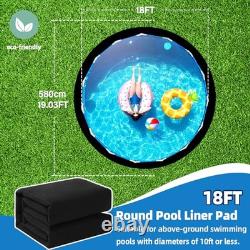 18ft Pool Liner Pad, Round Pool Pad for Above Ground Pool, Round 18ft New