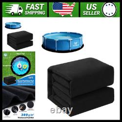 18ft Round Above Ground Pool Liner Pad Puncture Protection Durable Mat