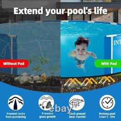 18ft Round Above Ground Pool Liner Pad Puncture Protection Durable Mat