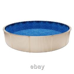18ft Round Above Ground Swimming Pool Liner, Overlap for 52 High Steel Walls
