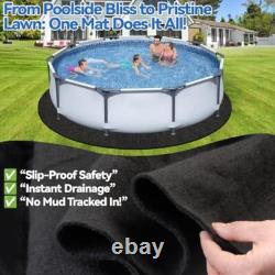 18ft Round Pool Liner Pad for Above Ground Pool, Gorilla Pad for Above Ground Po