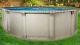 18x33 Oval 54 High Quest Above Ground Swimming Pool with 25 Gauge Liner