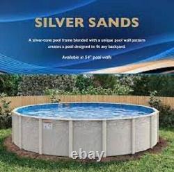 18x33x 52 OVAL RESIN TOP ABOVE GROUND POOLUNIBEAD LINERFILTER SYSTEM AND MORE